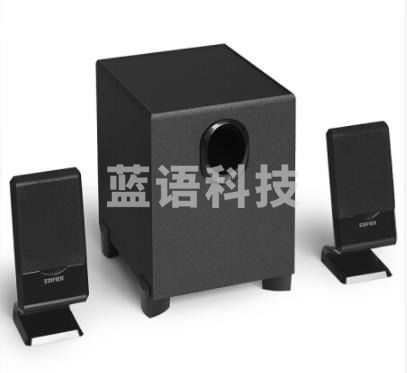 漫步者（EDIFIER） R101V 2.1声道电脑音响音箱 台式机笔记本桌面音响 黑色