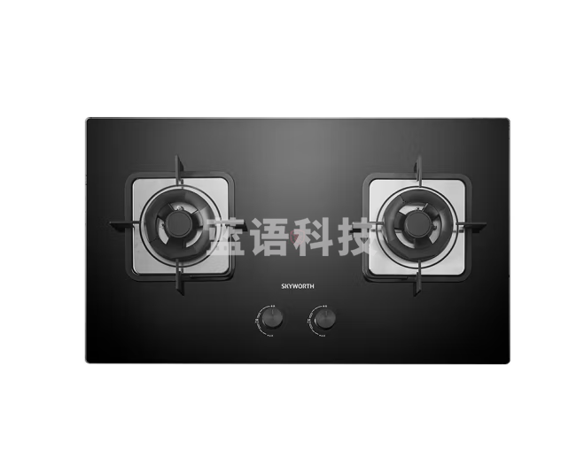 创维燃气灶双灶JZT-Z2163猛火灶5.2kW大火力灶具台式嵌入式钢化玻璃灶台
