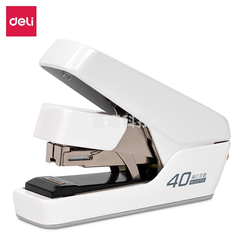 得力0370S省力订书机 24/6 26/6钉型 白色（台）