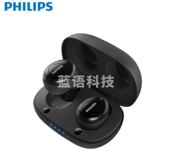 飞利浦TAUT102 真无线蓝牙耳机 入耳式音乐耳机 立体声 运动耳机 通话降噪手机通用 黑色