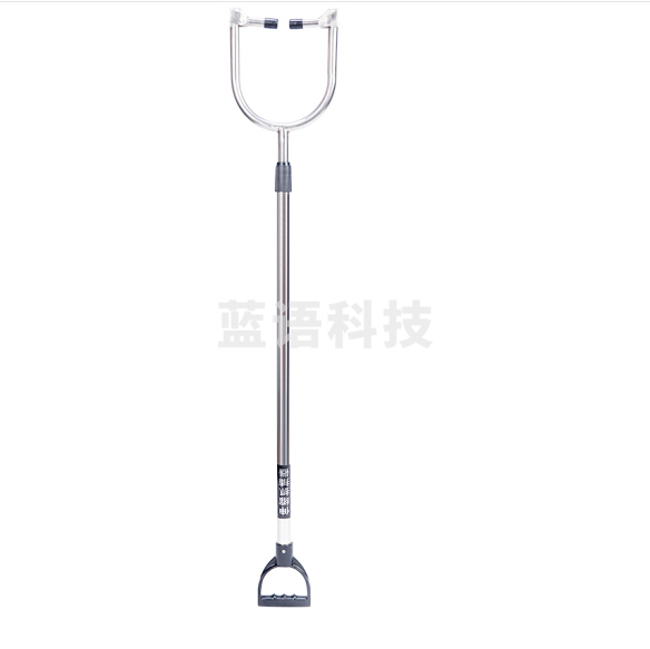 防暴钢叉 脚叉 不锈钢抓捕器 校园安保防护防暴器材