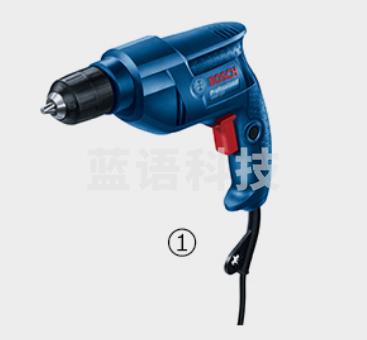 博世(BOSCH)GBM 345 KLE 手电钻 345瓦电动螺丝刀手枪钻 自锁夹头含附件套装