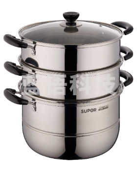 苏泊尔乐尚不锈钢三层蒸锅VZ26BS02