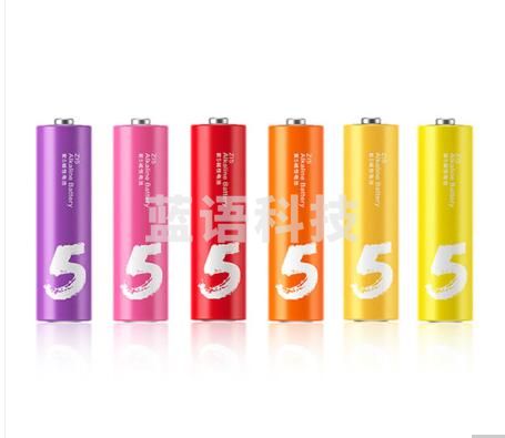 紫米(ZMI)ZMIAA/LR6 紫米5号(如需7号下单请注明)/彩虹电池碱性  一盒为10节或40节 /适用于鼠标/儿童玩具/智能门锁等一切能用的地方