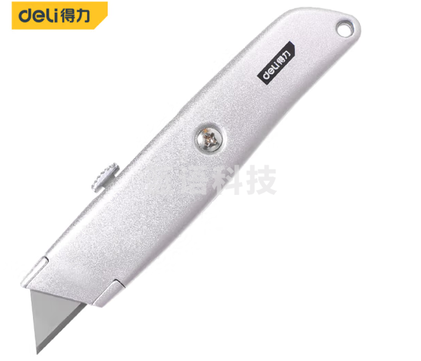 得力 DL4260SK2铝合金割刀(银)T型