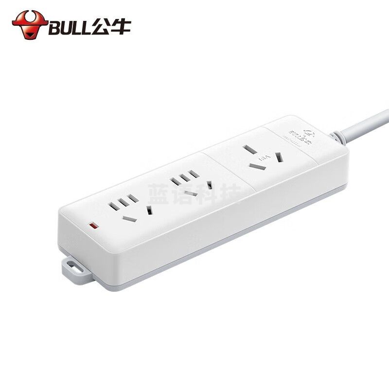 公牛(BULL)GN-405D 大功率16A插座插线板插排/接线板/空调插座 全长3米3位无开关