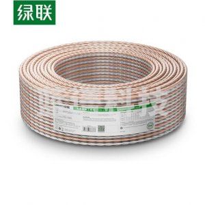 绿联 UGREEN AV159 音响线 80163 音频线音箱功放连接线 工程装修通用 1.0平方 100米