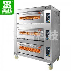 圣托(Shentop) STAH-KD39 三层九盘专业烤箱 月饼披萨工业烤炉 大型烘焙蛋糕面包电烘炉