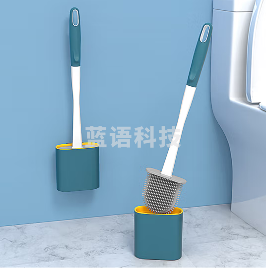 无死角硅胶马桶刷套装免打孔壁挂式厕所刷软毛刷
