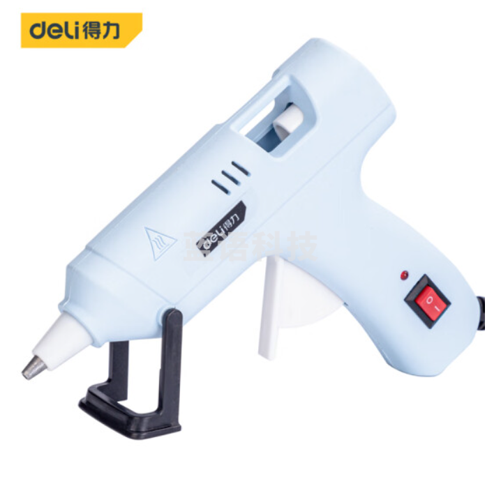 得力 DL390120 儿童款热熔胶枪20W蓝色