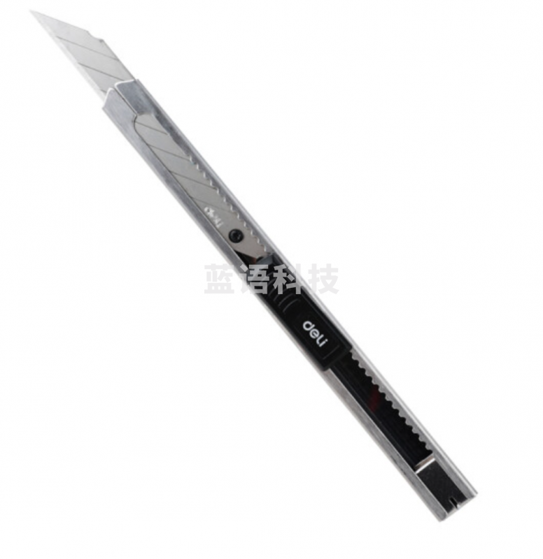 得力 小号美工刀 金属壁纸贴膜刀2034