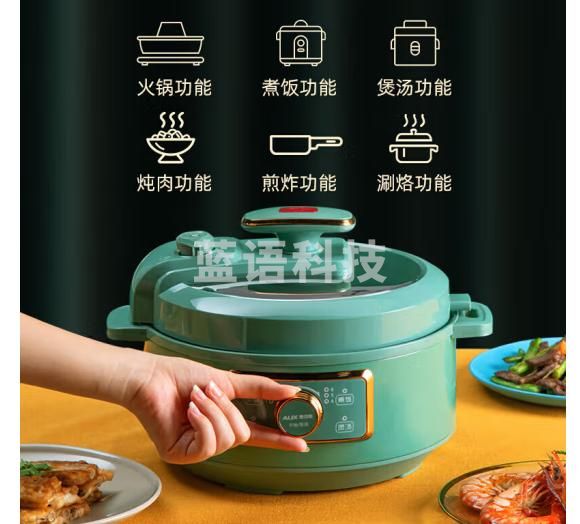 奥克斯（AUX）电压力锅多功能高压锅 智能饭煲 不粘内胆 多功能菜单 AX-D301