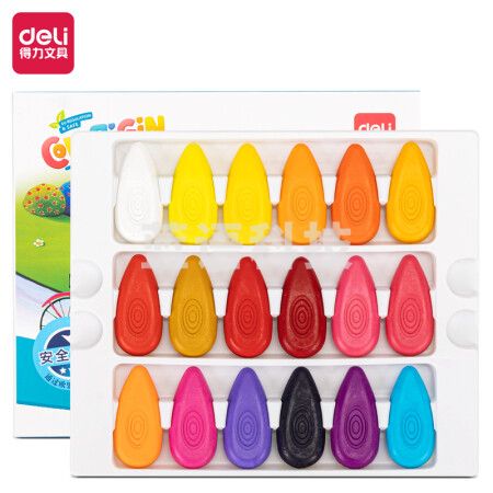 得力72074-36_36色水滴蜡笔(混)(盒)