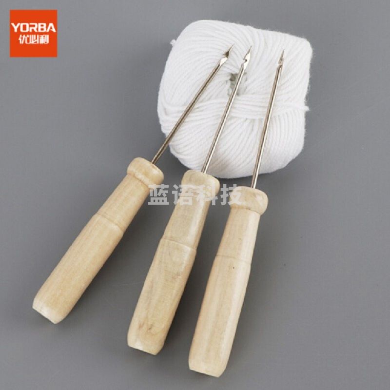 财务装订线勾针凭证线穿线装订锥子记账凭证针钩子 工具针9007 钻孔洞 3支装