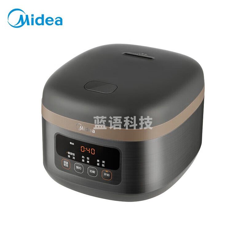美的(Midea) 智能电饭煲家用 4L大容量 24H智能预约一键智能香甜饭煲MB-AFB4061R
