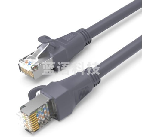 秋叶原(CHOSEAL)六类屏蔽网线 成品网线 网络跳线Cat6六类网线 15米 CT600AT15