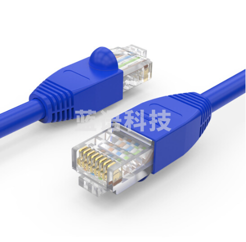 秋叶原(CHOSEAL)高速超五类网线 网络线连接线 带水晶头网络跳线 2米 QS5401BT2