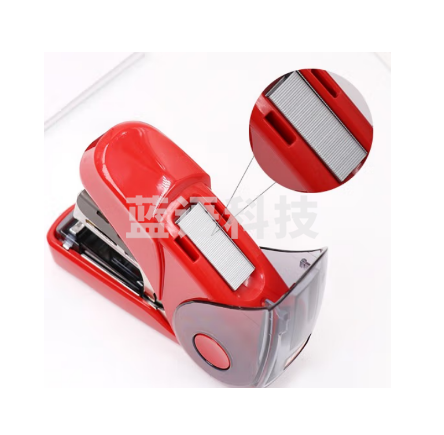 美克司(MAX)平脚省力订书机 学生办公10# 小型订书器可订2-32页 带起钉器HD-10 红色