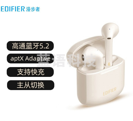 漫步者 LolliPods Plus 真无线蓝牙耳机 音乐耳机 半入式耳机 手机通用 萝莉pods 云白