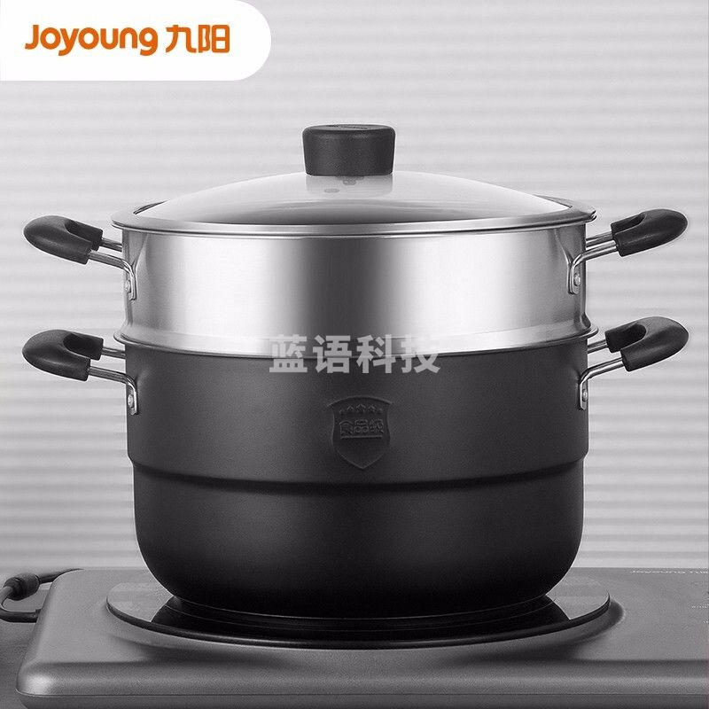 九阳(Joyoung) 蒸锅蒸笼不锈钢双层复底28cm ZGB2861