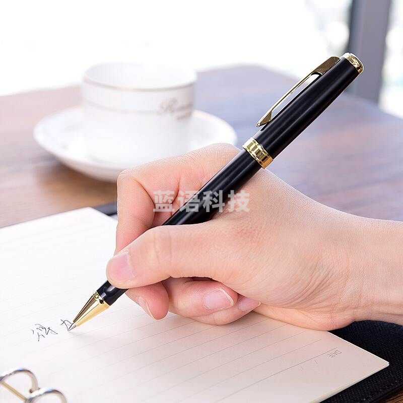 得力(deli)S86 0.5mm商务签字笔子弹头 黑色