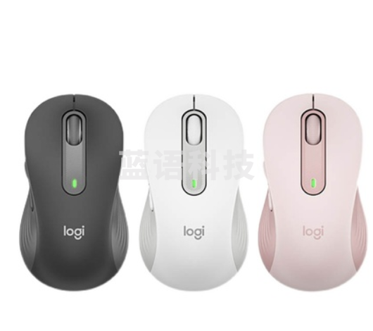 罗技M750无线蓝牙静音鼠标黑色大手