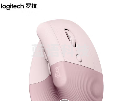 罗技(Logitech)Lift人体工学鼠标 垂直鼠标 小手鼠标 无线蓝牙鼠标 3台设备秒切换 带Logi Bolt接收器 粉色