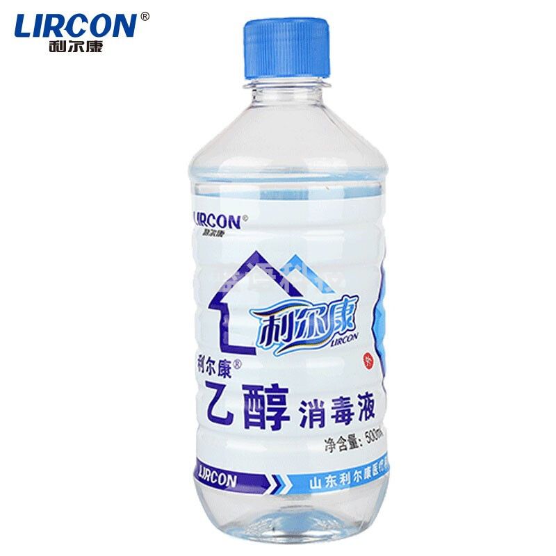 利尔康 95%度酒精 消毒液乙醇 500ml/瓶