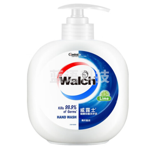 威露士健康抑菌洗手液青柠盈润480ml 抑菌99.9% 泡沫细腻易冲洗