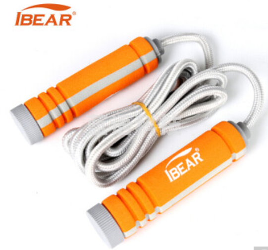 伊贝尔跳绳成人中考专用跳绳跳绳健身器材家用运动器材家用Y-002 编织绳 长度可调节