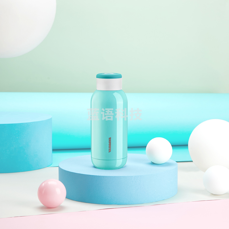 冷暖魔温杯-碧波晴空蓝