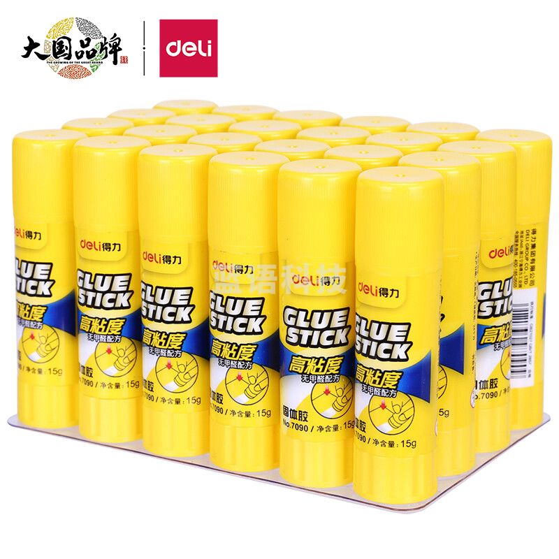 得力（deli）27050 15g高粘度PVP固体胶 24支/盒（盒）