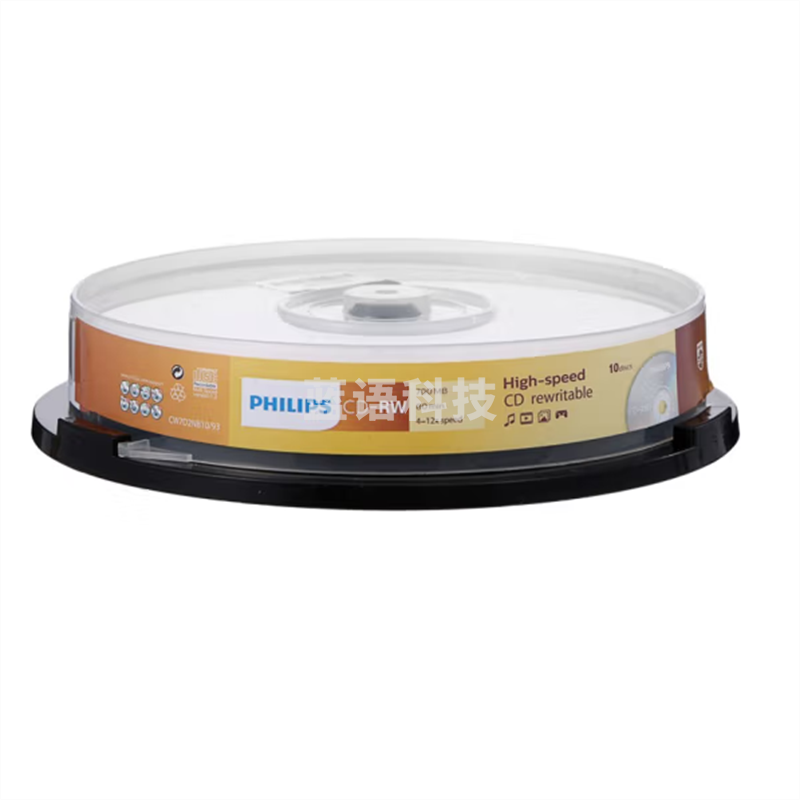 飞利浦（PHILIPS）CD-RW 可擦写空白刻录光盘光碟 10片/盒（盒）