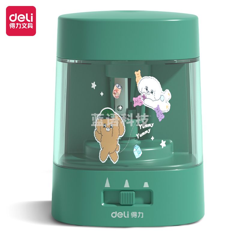 得力（deli） 68658A电动卷笔刀(绿色)(个)