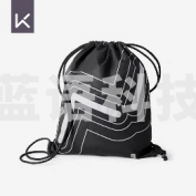 Keep 抽绳包篮球运动健身跑步背包双肩便携防水耐磨收口 抽绳包反光版