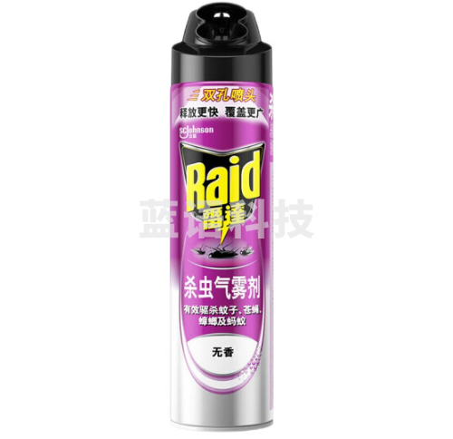 雷达(Raid) 杀虫剂喷雾 600ml 无香型 杀蟑喷雾 杀虫气雾剂 杀蟑螂药 灭蟑螂