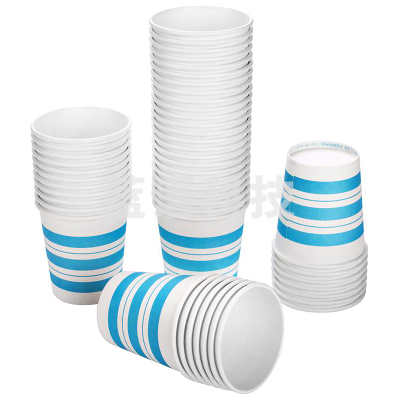 得力(deli)19202纸杯180ml 50只240g五星纸+18gPE膜(单位：包)