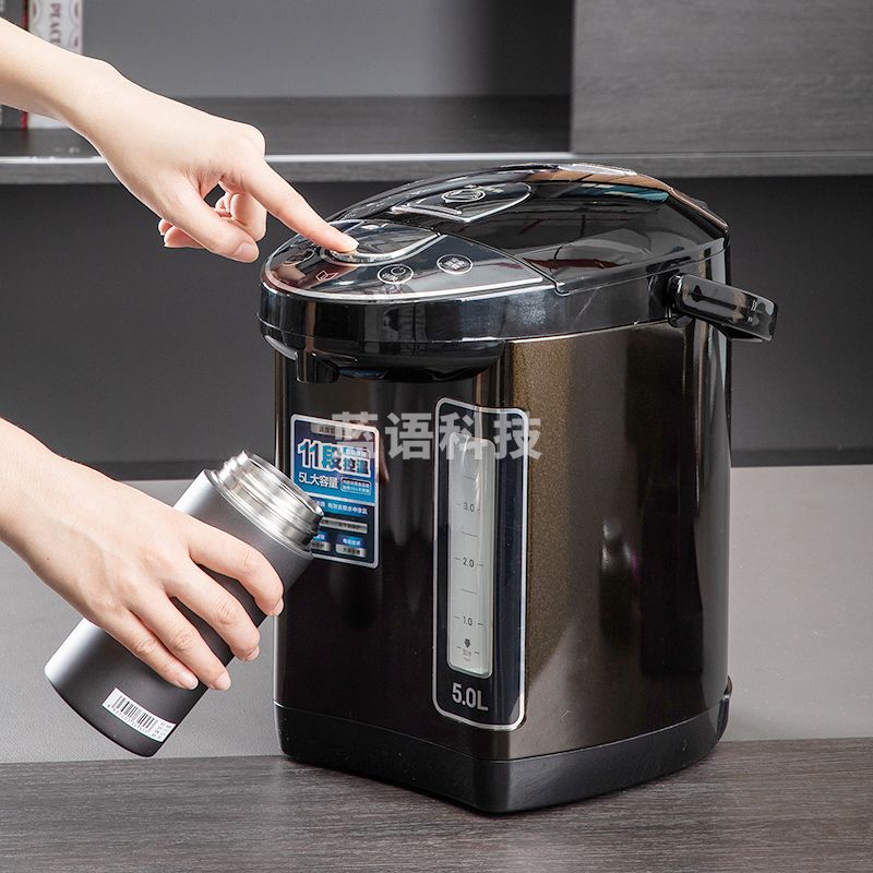 得力(deli)85612电热开水瓶(黑色)(台)