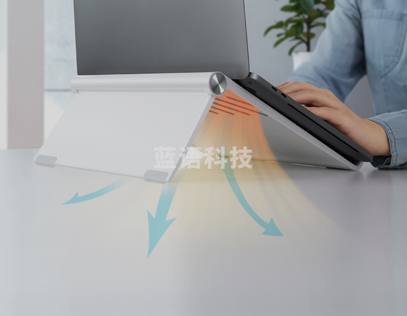 绿联(UGREEN)80709笔记本支架 笔记本散热器 可折叠立式升降