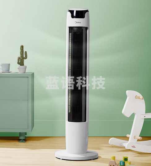 美的(Midea) FZA10XAR电风扇塔扇遥控卧室客厅家用轻音内旋摇头定时机械节能柔和立体风可拆