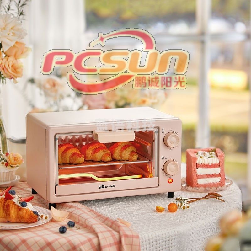 小熊(Bear) DKX-F10M6 电烤箱迷你烤箱多用电烤箱10L家用容量独立控温控时烘烤电烤箱
