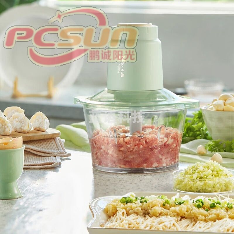 小熊QSJ-E03K6绞肉机绞馅机碎肉机 电动多功能料理搅拌打机