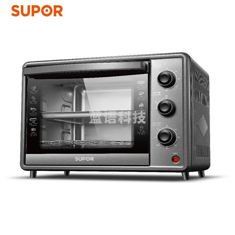 苏泊尔K30FK6 电烤箱30L 主流容量 上下管统一控温 匀火恒温 多功能全自动