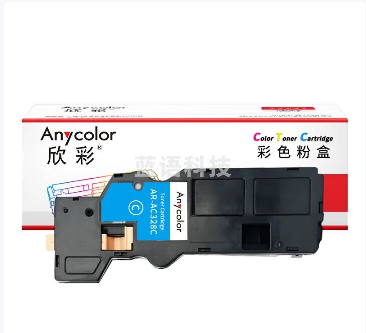 欣彩 AR-AC328C蓝色粉盒 CT203499 4K 适用施乐FUJIFILM Apeos C328df C328dw ApeosPrint C328 C328dw 一支装