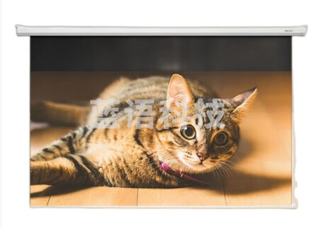 得力50452S电动遥控投影幕(光子3.0)(白)(支)