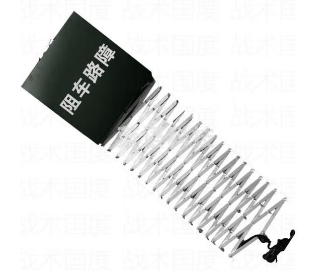 战术国度 7米手动阻车器军绿色 阻车路障便携式伸缩免安装阻车钉道路破胎防爆反恐维稳