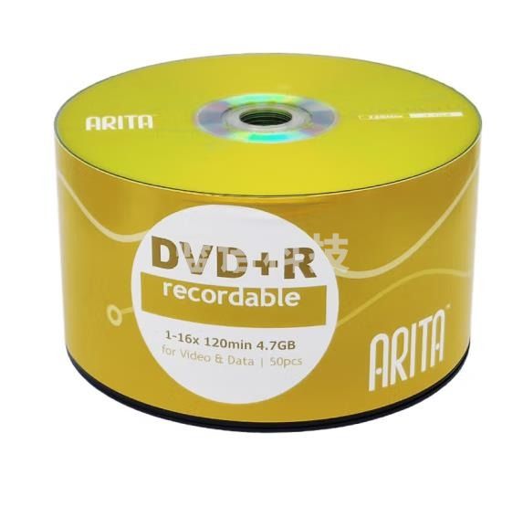 铼德 e时代系列 DVD+R 16速4.7G 空白光盘 50片/桶