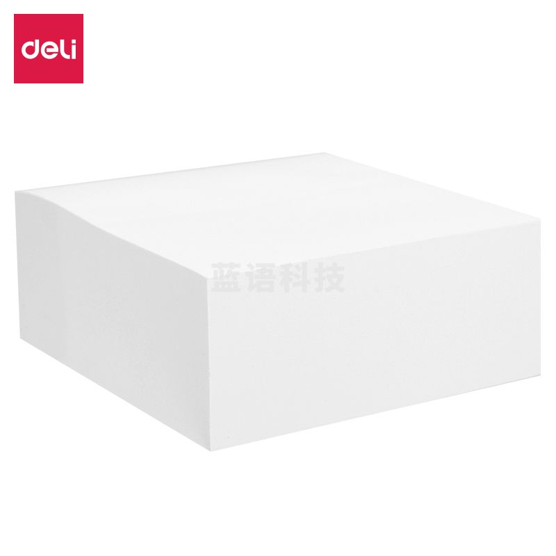 得力(deli) 21514记事贴(白)90mm*90mm-400张(包)