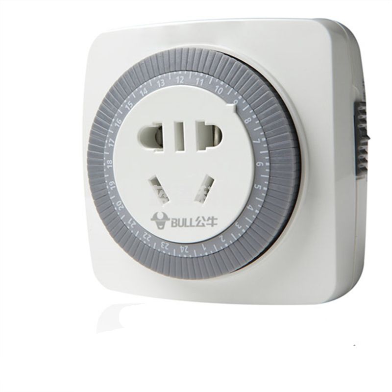 公牛 定时器开关插座电源定时开关插排10A插头GN-D2机械倒计时充电