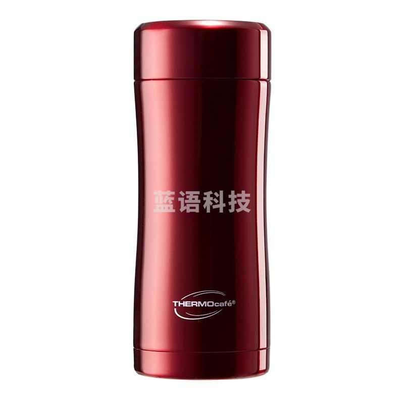 膳魔师(THERMOS) thermoscafe子品牌 CSYK-400 不锈钢广口保温杯水杯 红色RD